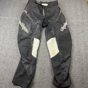 Troy Lee Designs Motorcross Pants Mens 34 Black Grand Prix Racing Dirt Bike ATV